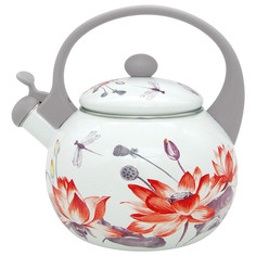 Чайник эмал 2,0л со свистком Lotus ТМ Appetite