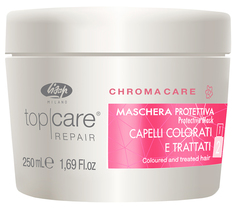 Маска восстанавливающая защитная для окрашенных, поврежденных волос / Top Care 250 мл Lisap Milano