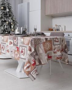 Скатерть на стол из рогожки "Всё себе" Фьюри 150 х 150