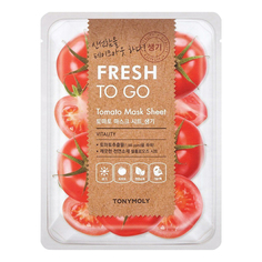 Маска для лица Tony Moly Fresh To Go с экстрактом томата, питательная, тканевая, 22 г