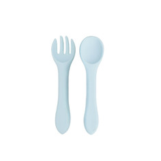 Ложка и вилка из силикона для кормления DD&SiliconeSet 690DDLVG