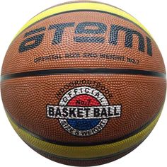 Мяч баскетбольный Atemi, р. 7, резина, 12 панелей, BB16, окруж 75-78, клееный