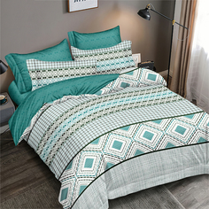 Пододеяльник Mercury Home Снежная мята 1.5 СП 143x215 Поплин