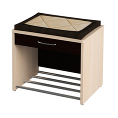 Тумба под обувь Кристина ТО-2 венге/ясень шимо светлый No Brand