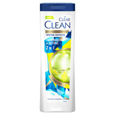 Шампунь и бальзам-ополаскиватель Clean от Clear Увлажнение и детокс с соком лайма, 365 мл