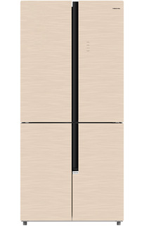 Холодильник Hiberg RFQ-510DX NFGY бежевый