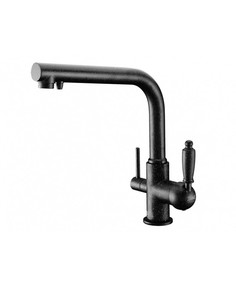 Кухонный смеситель под фильтр Zorg Sanitary ZR 313 YF-33 ЧЕРНЫЙ МЕТАЛЛИК
