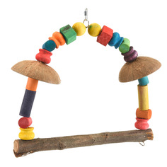 Игрушка - качели для птиц Wagners HAPPY BIRD Riccos Coco, 40х10х37см