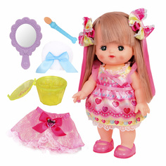 Игровой набор с куклой Kawaii Mell Милая Мелл "для макияжа", 26 см, меняет цвет волос