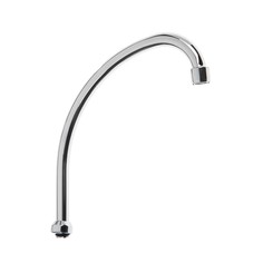 Излив для смесителя "Центр Сантехники", М22x1.5, длина 220 мм, высота 180 мм, d=16, хром