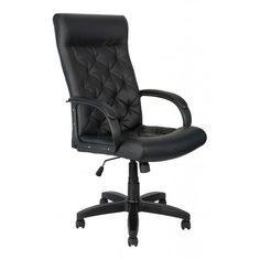 Кресло офисное ЯрКресло Кр82 ТГ ПЛАСТ ЭКО1 (экокожа черная) No Brand