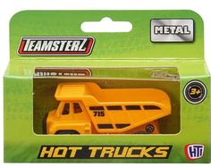 Машинка HTI TEAMSTERZ Hot trucks самосвал желтый БП1000181