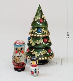 Фигурка-матрешка Елка мал. 3м (Сергиев-Посад) МР-37/34 113-402319_A Народные Промыслы