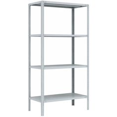 Стеллаж мет-л, 4 секц, 100х40х200 см, ПАКС, МС-244, 2284818 No Brand