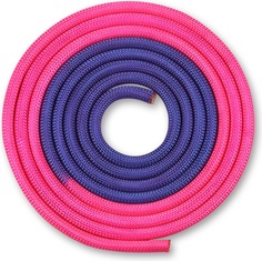 Скакалка гимнастическая Indigo IN042 300 см pink/purple