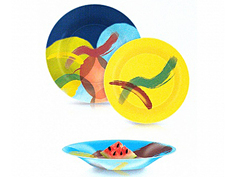 Сервиз столовый 18пр 6 персон. LUCIANA BLUE V0683 Luminarc