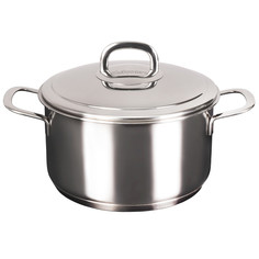 Кастрюля нерж 4,0л мет/кр Safia Kukmara