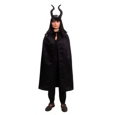Карнавальный костюм "Колдунья" головной убор, плащ, 120 см Nobrand