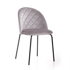 Стул Top Concept Nord/80609, бархат светло-серый 26