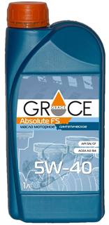 Масло моторное синтетическое GRACE 4603728811253 Аbsolute FS 5W-40, 1 литр