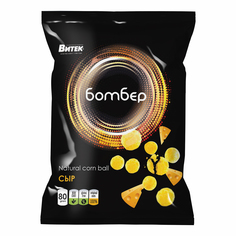 Шарики кукурузные Витек со вкусом сливочного сыра 80 г