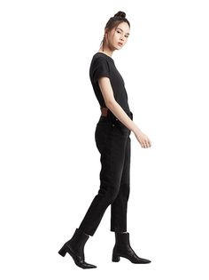 Джинсы женские Levis 501® CROP черные 27/30 Levis®