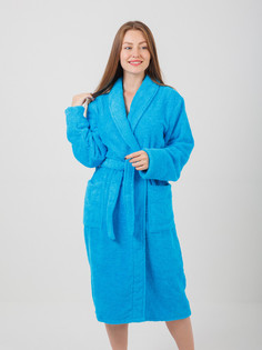 Халат женский Bio-Textiles HMW голубой 64-66 RU