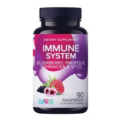 Комплекс Livs Immune System фрукты и малина мармеладные пастилки 90 шт.