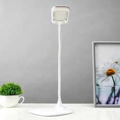 Настольная лампа сенсорная 16745/1 LED 3Вт 6000К USB АКБ белый 14х14х44 см Risalux