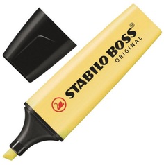 Текстовыделитель. Stabilo. Boss Original Pastel. Ванильный