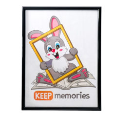 Фоторамка пластик 30х40 черный (189) Keep Memories