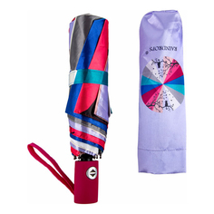 Зонт складной женский автоматический Raindrops 19270685, разноцветный