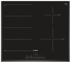 Встраиваемая варочная панель индукционная Bosch PXE651FC1E Black