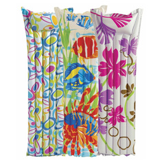 Надувной матрас с подголовником Intex Fashion Mats