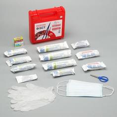 Автомобильная аптечка первой помощи "ФЭСТ" состав 2022, по приказу №1080н, красная