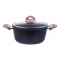 Кастрюля Homeclub Terra антипригарный со стеклянной крышкой 4 л