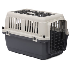 Контейнер для кошки, собаки Petmode Safari Range 40x60x40см серый