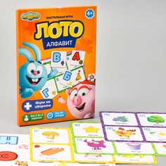 Настольная игра Смешарики Лото. Алфавит