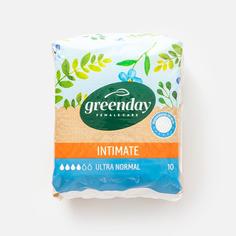 Прокладки Green Day Intimate Ultra Normal, 4 капли, 10 шт.