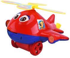 Игрушка Каталка Самолетик Bigga 25 x 3,7 см в ассортименте