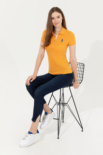 Футболка женская U.S. POLO Assn. G082SZ0110TP0122 желтая S