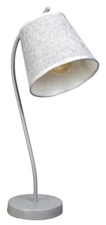 Лампа настольная Е27 25W 220В "Тезимо Серая" 47х25х16 см Risalux