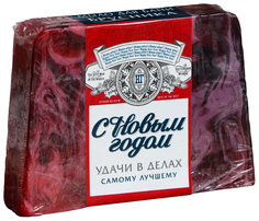 Мыло для бани и сауны "С Новым годом, пивной" брусника, 100 г Банная забава