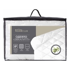 Одеяло Homeclub Эвкалипт 140 x 205 см микрофибра белый