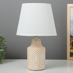 Настольная лампа 16499/1 E14 40Вт бело-бежевый 20х20х32 см Risalux