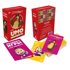 Карточные игра Маша и Медведь Umo momento 70 карт, в коробке, от 7 лет