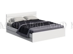 Нэнси New МДФ Кровать 160 (Белый глянец) Миф