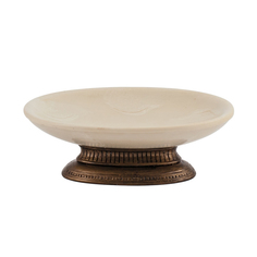 Мыльница Swensa Антик полирезина кремовая