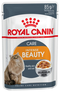 Влажный корм для кошек Royal Canin Intense Beauty для красоты шерсти, 85 г