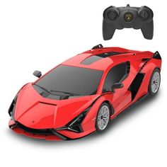 Машина р/у 1:24 Lamborghini Siant красный, 2,4 G Rastar